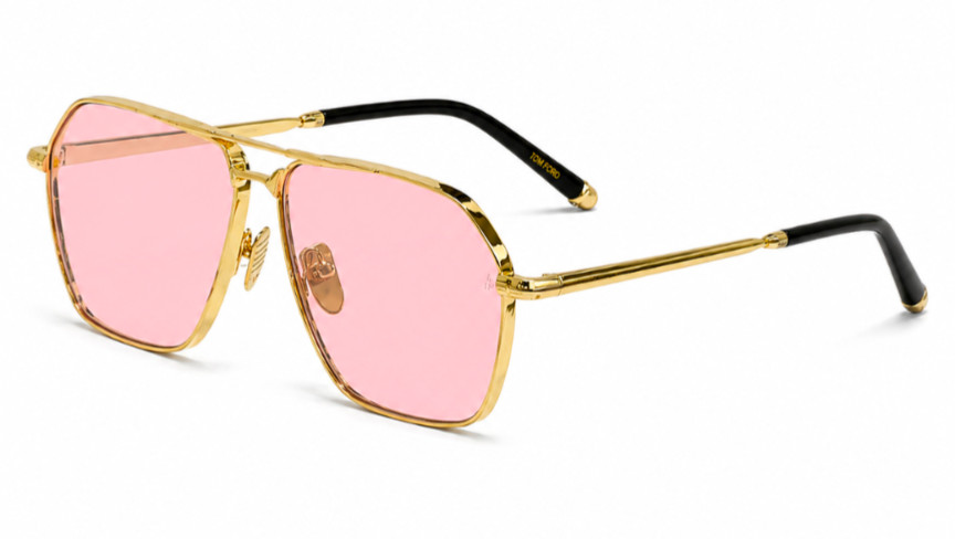 New Jacques Marie Mage STELLAR Gold/Pink Sunglasses with Case