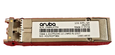 HP Aruba J9150D 10G SFP SR Multi Mode Fiber Transceiver 300M