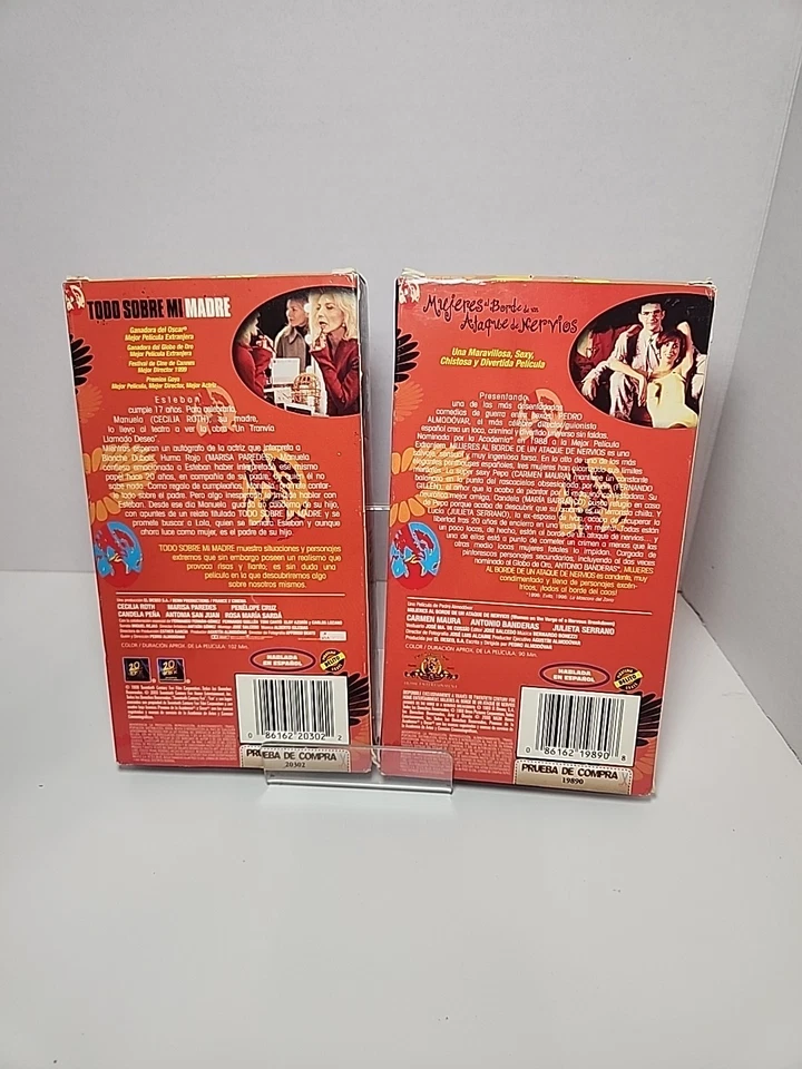 Colección Almodovar VHS Lot - In Good Condition.  Rare HTF Foreign VHS Tapes! - Image 2 of 4