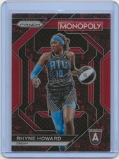 2024 Panini Monopoly Prizm Classic Icons Rhyne Howard WNBA #WNBA11 Atlanta Dream