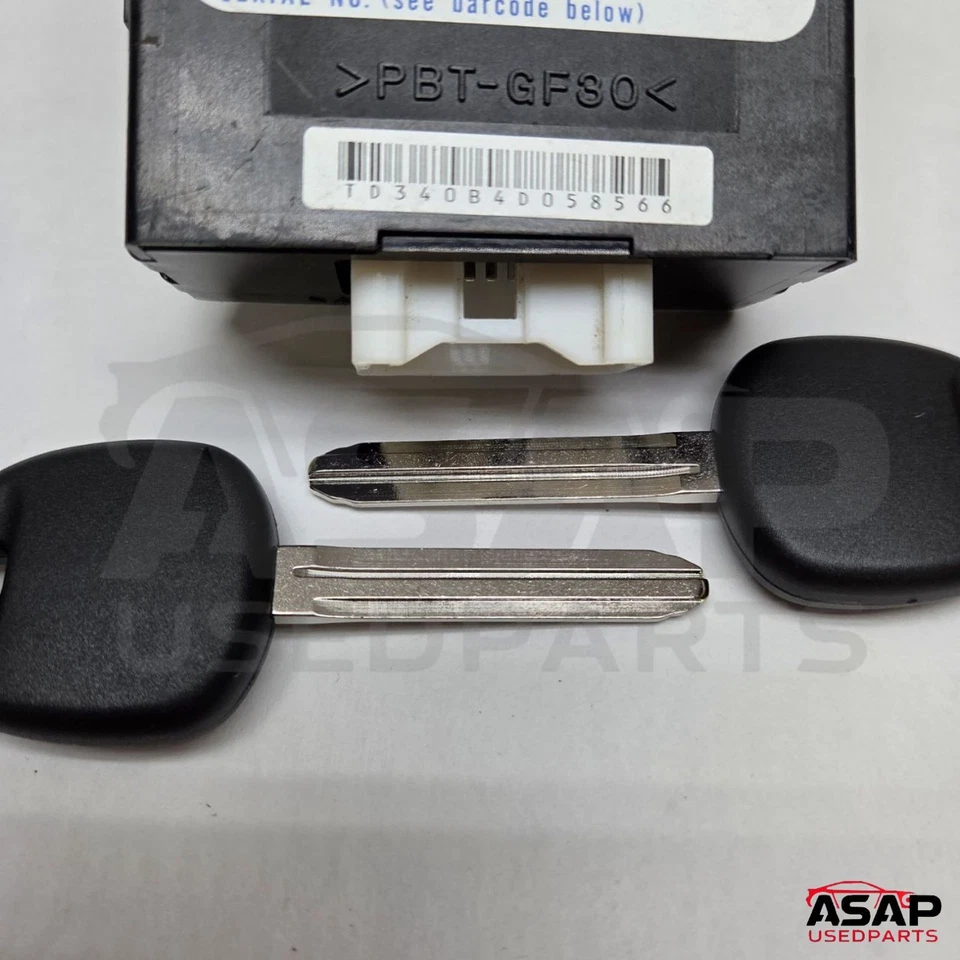 PROGRAMMED PLUG & PLAY IMMOBILIZER + 2 KEYS TOYOTA SEQUOIA 2001-2007 89780-34010 - Image 4 of 4