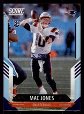 2021 Panini Chronicles #405 Mac Jones Score Update Rookies Silver Patriots