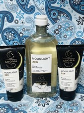 1BLACK CHAMOMILE BODY WASH FOAM BATH BODY WORKS MOONLIGHT ZEN 2 Travel Creams