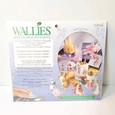 Beatrix Potter 12910 Nursery Rabbit Squirrel Wallies Wallpaper Cutouts Decals