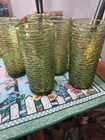 Vintage Set of 5 Soreno Highball Glass 1970s Made by Anchor Hocking