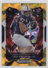2021 Panini Prizm Draft Picks All-American Gold Ice Pat Freiermuth #184 18wa