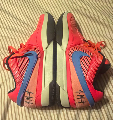Nike Men s Low Top Ja 1 Upper Pink/Blue Black/White Pink