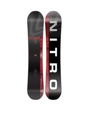 Snowboard Nitro Team Pro Camber larghezza 165 cm (nero/rosso)