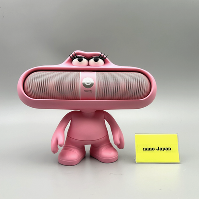 Beats Pill 2.0 Bluetooth Speaker Pink Character Stand Dude