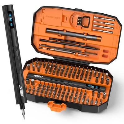 JOREST 155 in 1 Mini Electric Screwdriver Cordless, Precision Power Colorful 