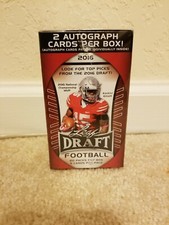 Factory Sealed / 2016 Leaf Draft NFL Football / 100 Card Box / Free Shipping.