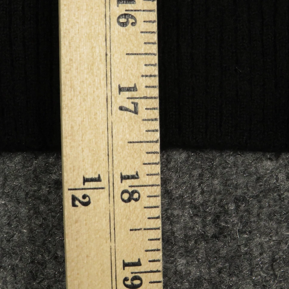 Suéter Uniqlo feminino grande 100% lã malha manga longa gola alta pulôver - Imagem 4 de 4