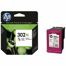 Image of Genuine HP 302 / 302XL Black & Colour Ink Cartridges Lot - NO PACKAGING - VAT