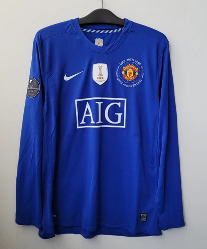 2008-09 Manchester United Third LS No.7 RONALDO UEFA CL 08-09 MUFC Jersey shirt