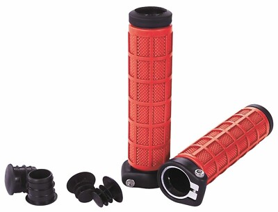 Firepower ATV Lock on Grips Honda TRX400EX TRX300EX TRX450R TRX250R RED