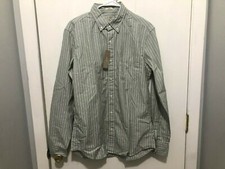 NWT J. Crew Slim Stretch Secret Wash Shirt Men's Medium Striped AG463