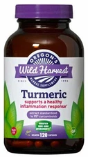 OREGONS WILD HARVEST TURMERIC. 120 CAPSULES. FACTORY SEALED