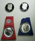 2019 P D S S - Silver Proof, Proof Clad & 2 BU Half Dollar Kennedy 4 Coin Set