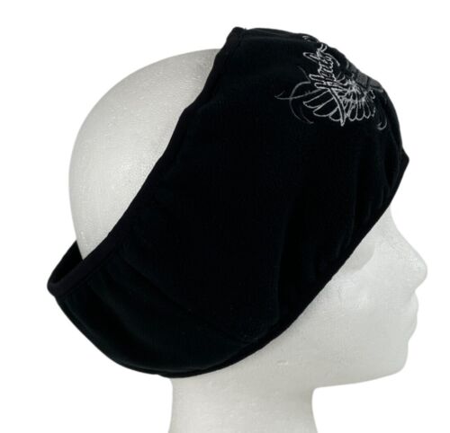 Harley Davidson Womens Black Fleece Ear Warmer Headband - Picture 4 of 11
