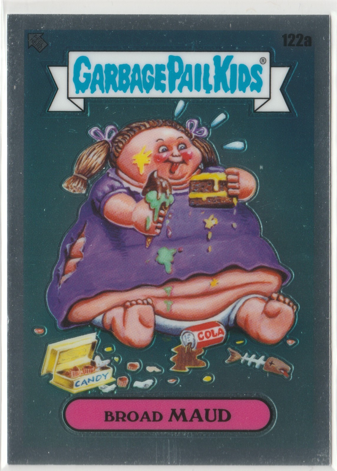 Broad Maud #122a Garbage Pail Kids 2020 Chrome Series 3 CS3 GPK Card