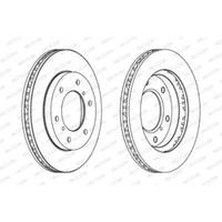 Ferodo Bremsscheiben Vorne Ø290 Mm BelüFtet FüR Mitsubishi Pajero Iv V8_W V9_W