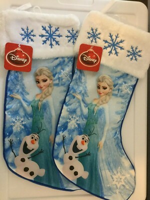 NWT Disney Frozen Princess Elsa Olaf Christmas Holiday Stocking