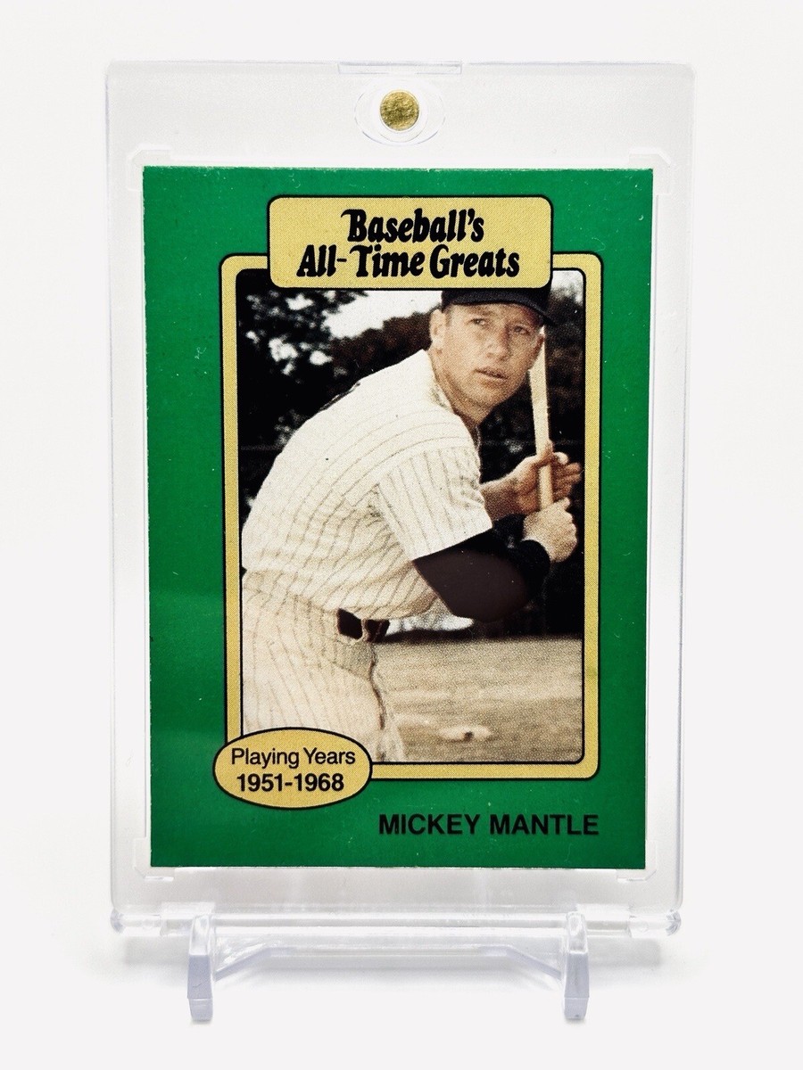 1987 Baseball's All-Time Greats Green Mickey Mantle - New York