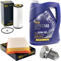 MotoröL Filter Set 10W30 5 Liter + ÖLablassschraube FüR Audi A3 VW Bora Golf IV
