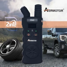 AERMOTOR TPMS Relearn Tool Plus Digital Tire Pressure Gauge Reset Sensor For GM