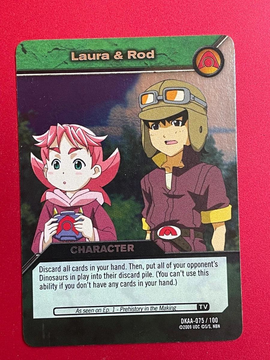 2009 Dinosaur King Foil Card Laura & Rod DKAA-075/100 /D17 | eBay