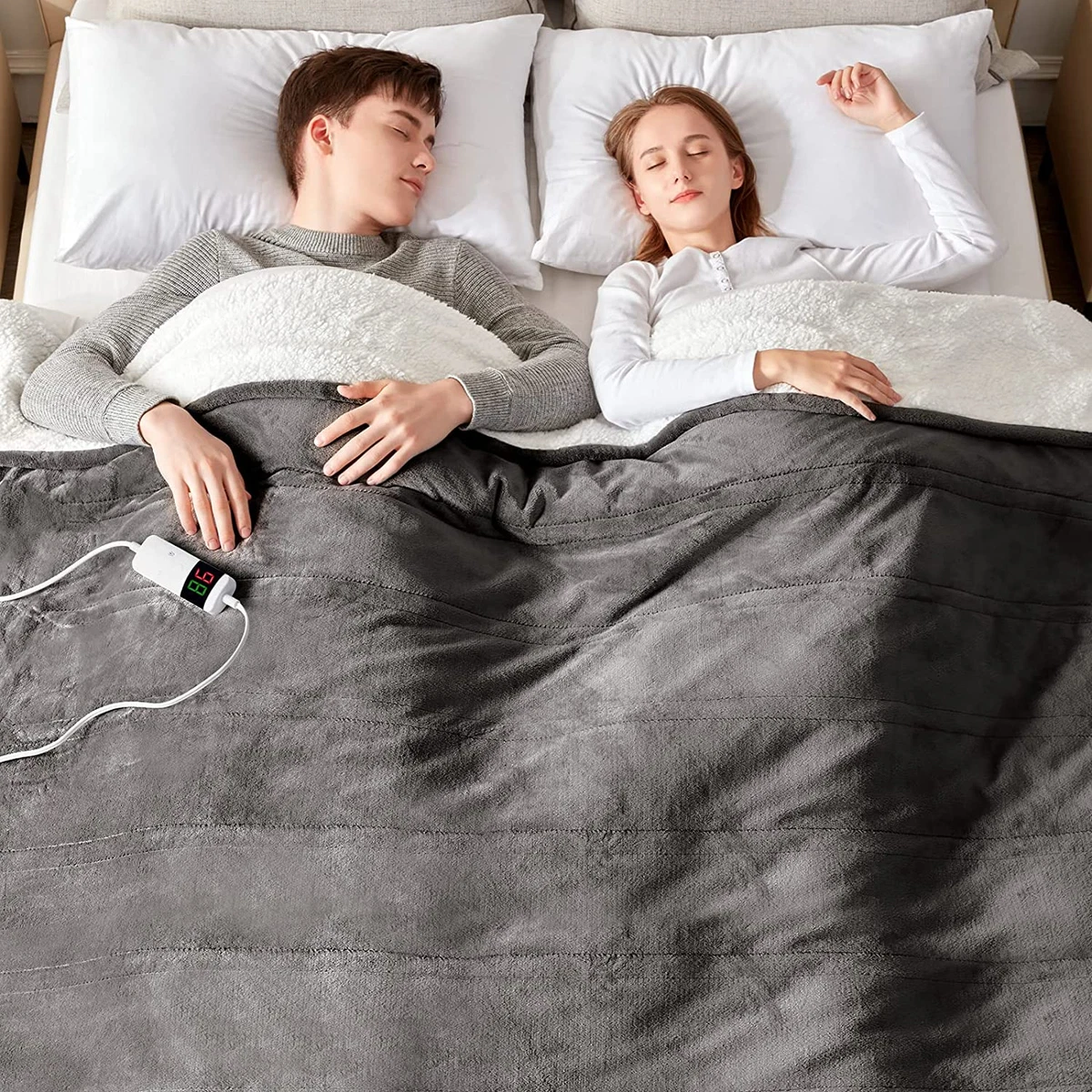 Electric throw blankets on sale new arrivals