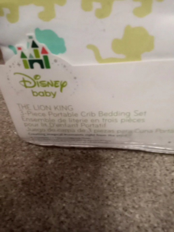 Disney Baby EL REY LEÓN Juego de Ropa de Cama Portátil de 3 Piezas para Cuna Foto 2 de 2
