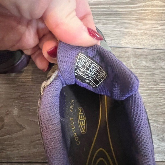 Keen Tunari Scarpe Sneakers Bambini Contour Arch Viola Grigio Taglia 1