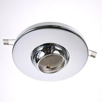 BELL DOWNLIGHT CONVERTER EYEBALL GU10/MR16 CHROME INCLUDES 50W HALOGEN LAMP