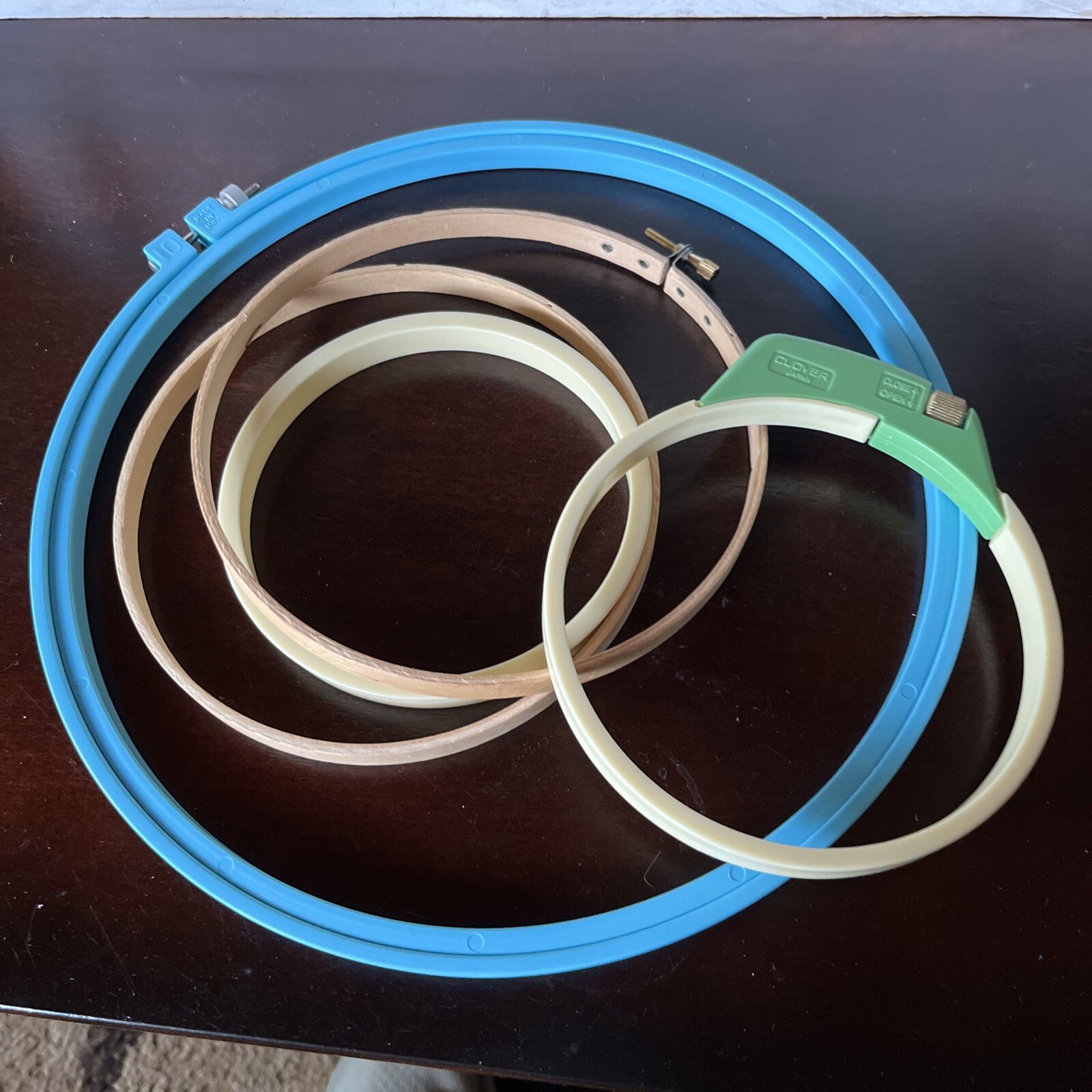 Clover Embroidery Hoop Stand For 4.75 and 7" 11” Clover Hoops New 4