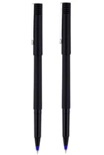 Uni-ball Roller Rollerball Stick Pen Micro Point 0.5mm Blue 2/Pk Office School