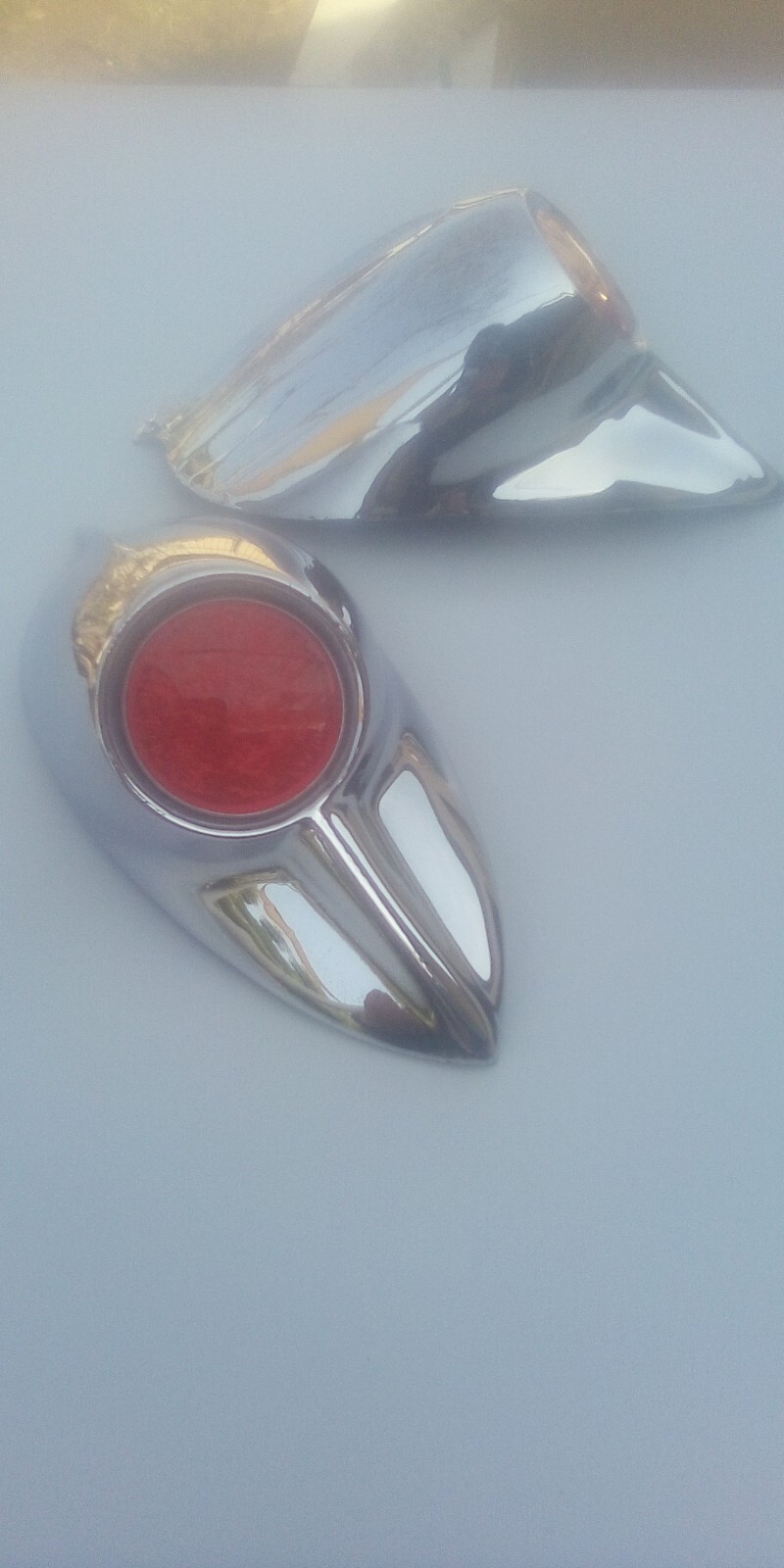 FJ FX Newly Triple Chrome Holden rear guard reflector housings & New