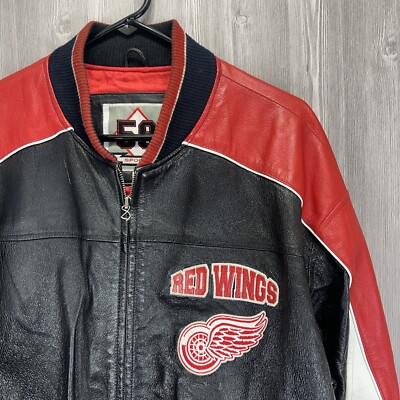 Vintage des années 90 Detroit Red Wings LNH manches longues taille XL