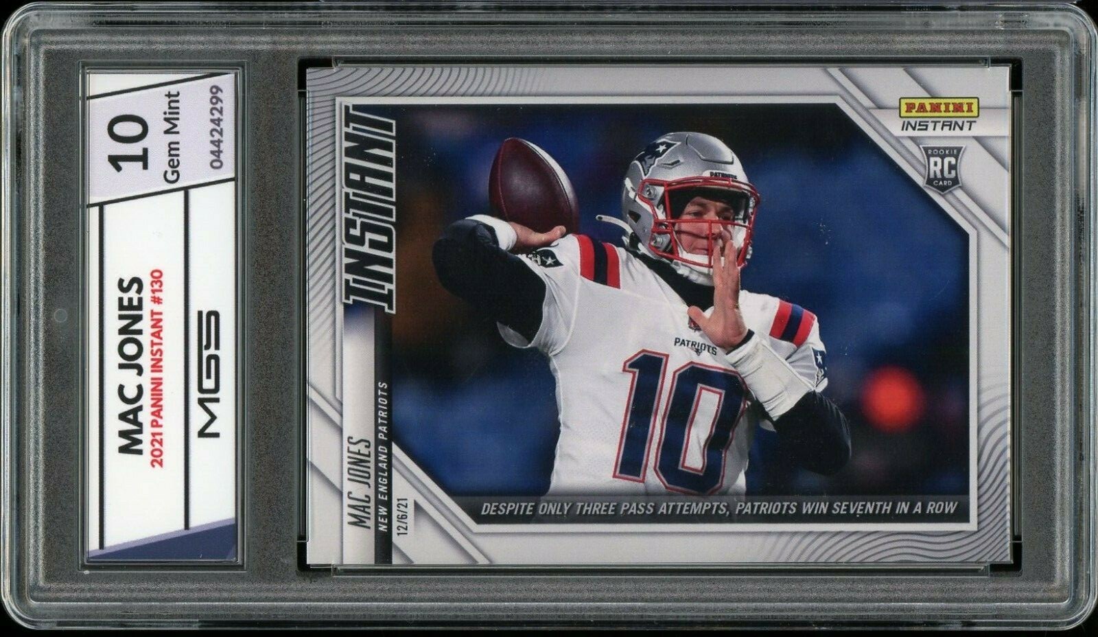 Psa 10 Rookie Card 2021 Panini Donruss Mac Jones #255 RC PSA 10 Gem Mint Rookie Card - Graded Football Card Psa 10 Rookie Card 2021 Panini Donruss Mac Jones #255 RC PSA 10 Gem Mint Rookie Card - Graded Football Card