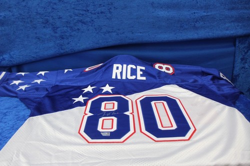 Authentic Jerry Rice #80 Mitchell & Ness 1995 Pro Bowl Jersey Size 52 (2XL) - Picture 19 of 22