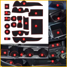 Liner Accessories For Toyota Tacoma 2016-2022 Cup Console Door Pocket Inserts