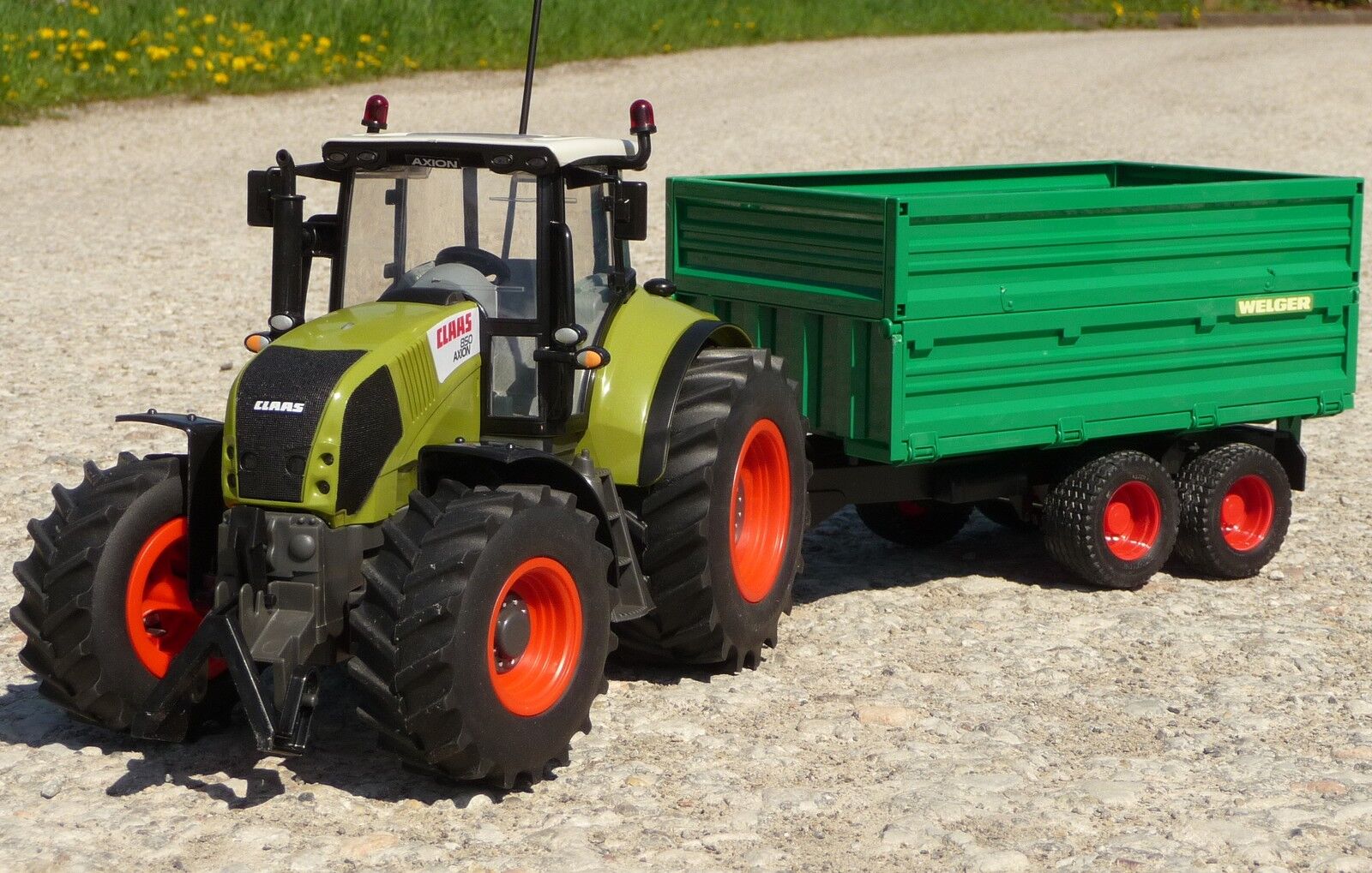 RC XL Traktor CLAAS AXION 870 mit ANHÄNGER in 116 TOP QUALITÄT 262455-1