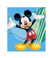 MICKEY MOUSE Disney Maus Fleecedecke Kuscheldecke Decke Schmusedecke Sofadecke