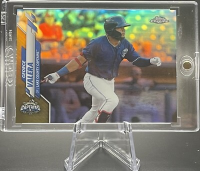 2020 Topps Pro Debut GEORGE VALERA #PDC-169 Chrome Gold Refractor # d /75 NM+!!!