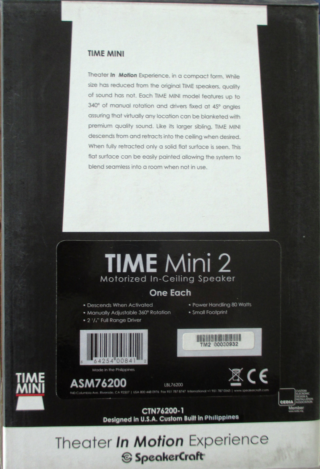 motorized ceiling speakers