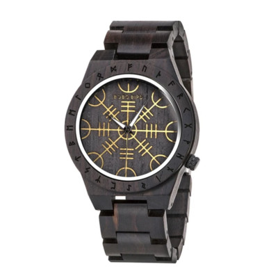 Premium Herren Armbanduhr Holz Watch Mode Luxus Uhr Holzuhr