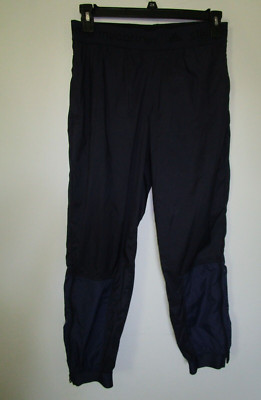 ADIDAS Pants STELLA McCARTNEY Womens Medium Blue Activewear Windbreaker Workout