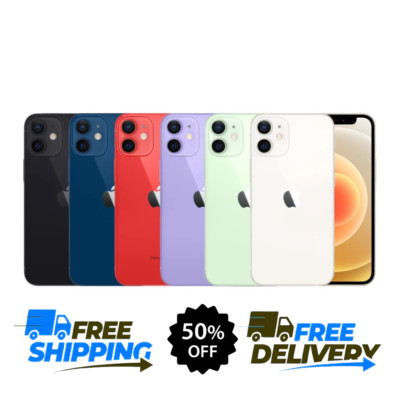 Apple iPhone 12 64/128GB 5G Unlocked Verizon ATT Dual SIM (Nano SIM/eSIM)