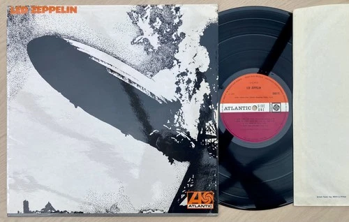 Led Zeppelin 1 debut s/t I beautiful copy UK vinyl plum labels A1 B1 Near Mint