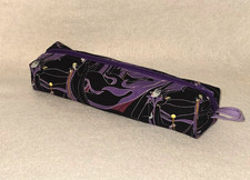 Maleficent Villain Handmade Pencil Case/ Zippered Pouch/ Make-up Bag